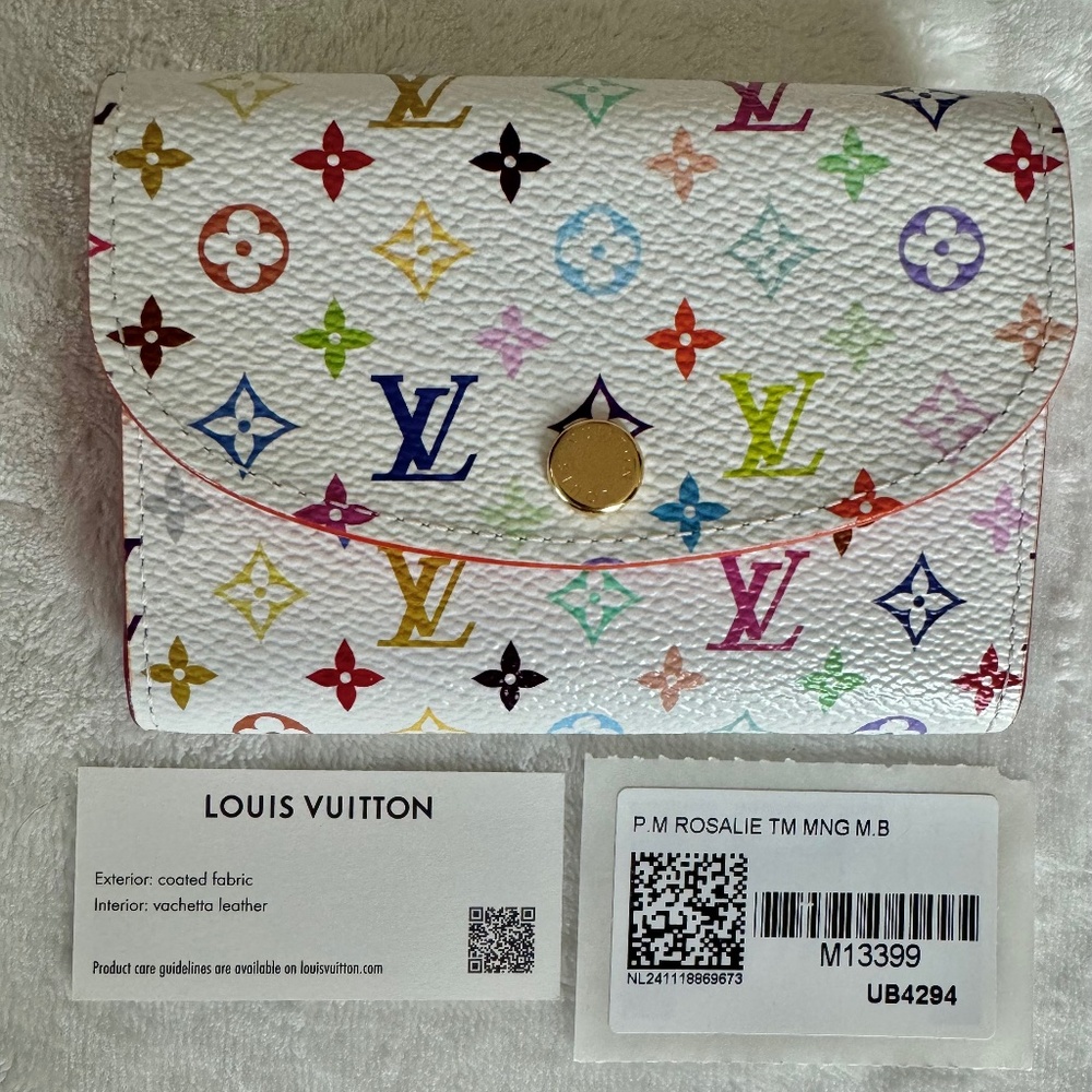 BRAND NEW MURAKAMI ROSALIE MULTI COLORED WALLET - M13399